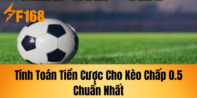 Tính toán tiền cược cho kèo chấp 0.5 chuẩn nhất.